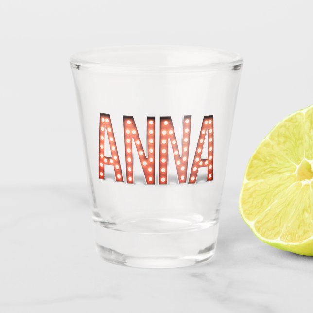 Vaso De Chupito Anna Marquee Lights (Anverso)