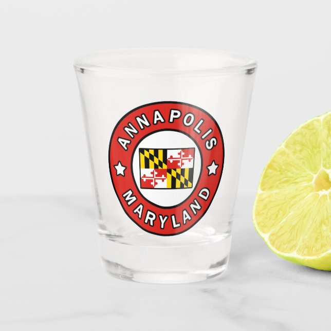 Vaso De Chupito Annapolis Maryland (Anverso)