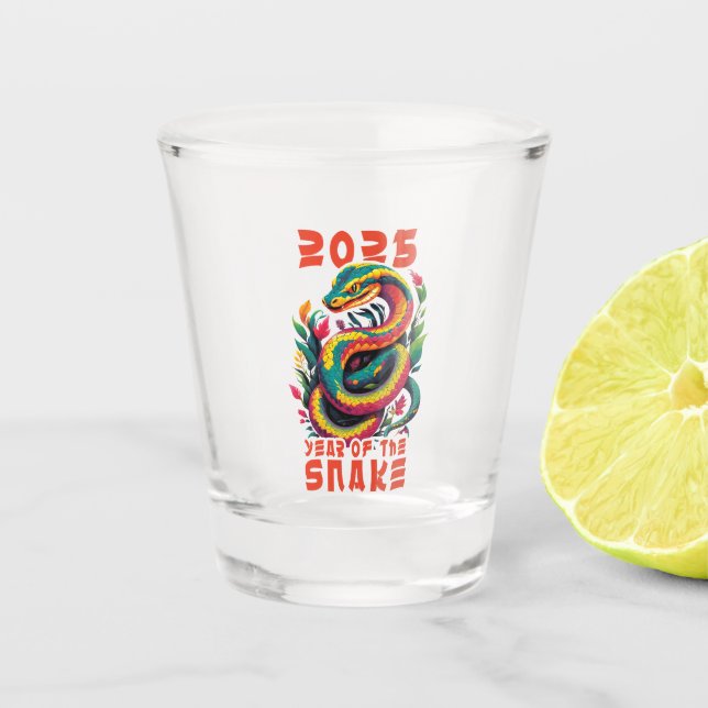 Vaso De Chupito Año De La Serpiente 2025 (Anverso)