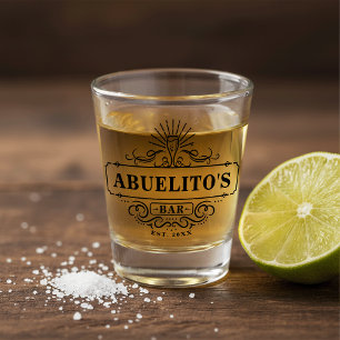 Vaso De Chupito Año de personalizado Abuelito en el colegio de abo