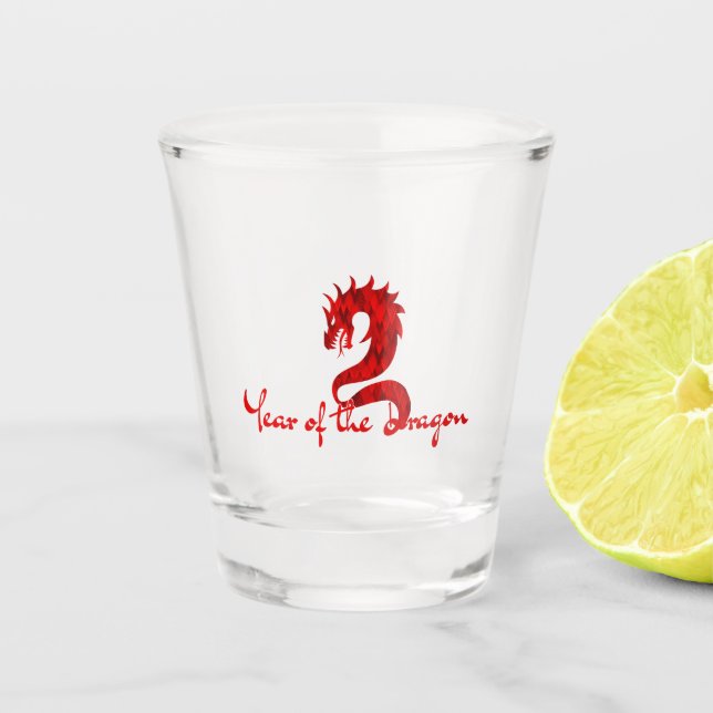 VASO DE CHUPITO AÑO DEL DRAGÓN (Anverso)