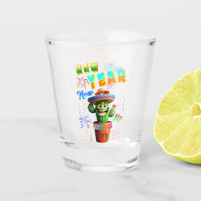 Vaso De Chupito Año nuevo (Anverso)