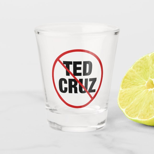 Vaso De Chupito Anti Ted Cruz (Anverso)