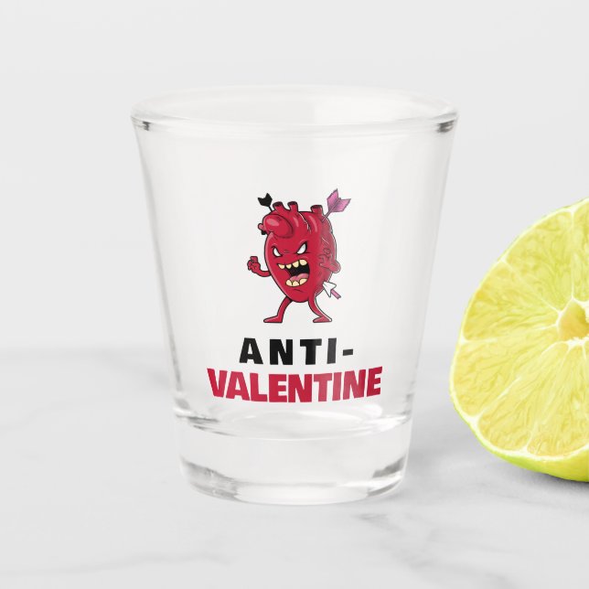 Vaso De Chupito Anti-Valentine | Funny Valentine Gift (Anverso)
