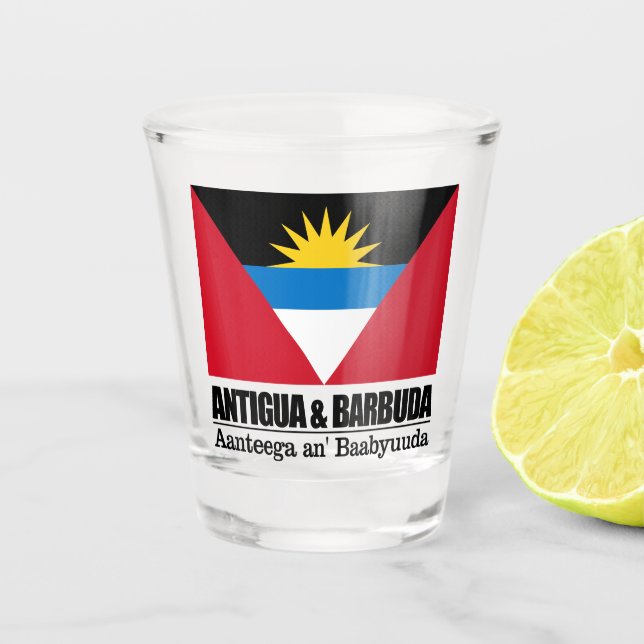 Vaso De Chupito Antigua y Barbuda (Anverso)
