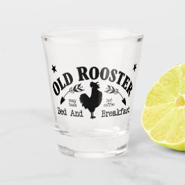 Vaso De Chupito Antiguo Rooster