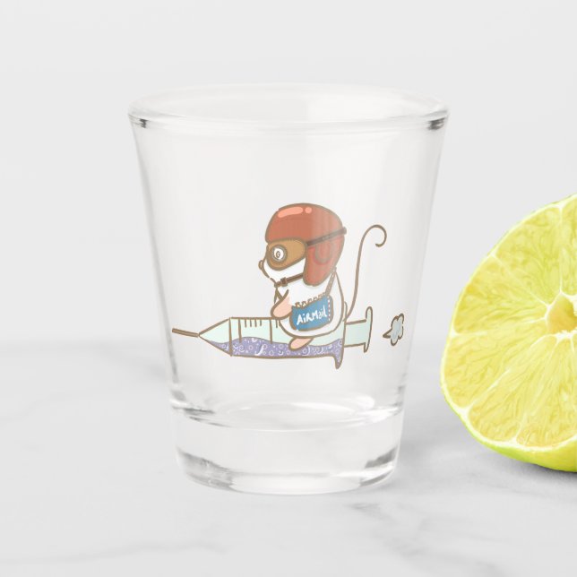 Vaso De Chupito Antivirus (Anverso)