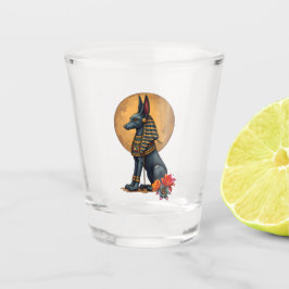 Vaso De Chupito Anubis a la luz de la luna, 