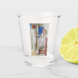 Vaso De Chupito Anunciación de Dante Gabriel Rossetti