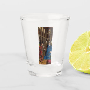 Vaso De Chupito Anunciación de Van Eyck Premium Luz de Catedral