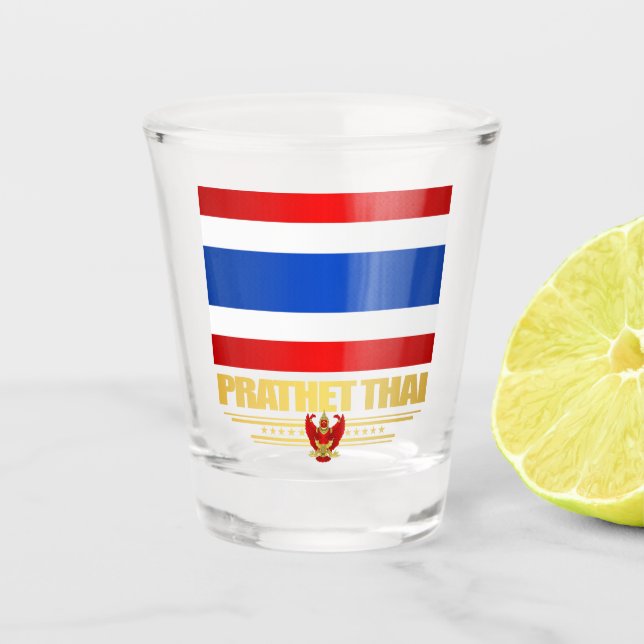 Vaso De Chupito Aparato "Orgullo de Tailandia" (Anverso)