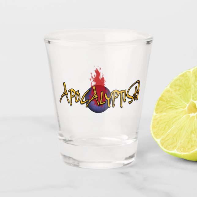 Vaso de chupito apocalíptico (Anverso)