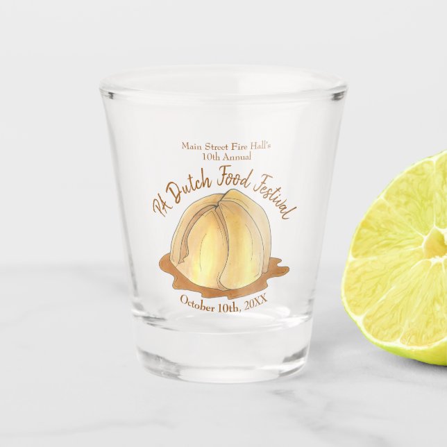 Vaso De Chupito Apple Dumplings Amish Pennsylvania PA Alimentos ho (Anverso)