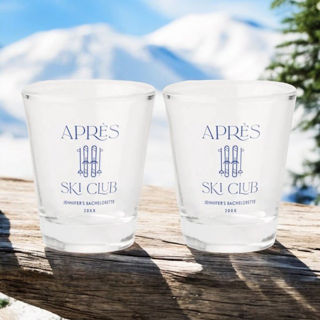 Vaso De Chupito Apres Ski Club Invierno Ski Bachelorette Party (Subido por el creador)