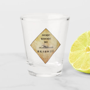 Vaso De Chupito Aquí Hay Dragones