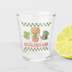 Vaso De Chupito Aquí Para Los Shenanigans - Café De Los Amantes