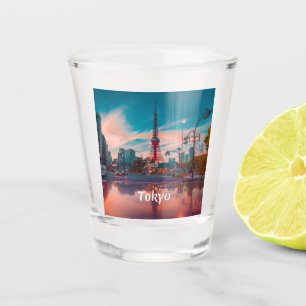 Vaso De Chupito Árbol de la ciudad de Tokio