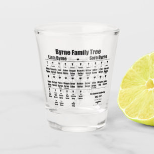 Vaso De Chupito Árbol de la familia de los vampiros de Brenda K D