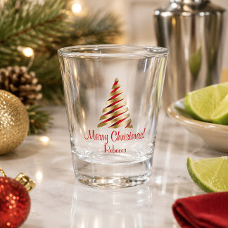Vaso De Chupito árbol de Navidad elegante