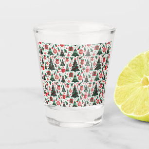 Vaso De Chupito Árbol de Navidad, regalos, caramelos