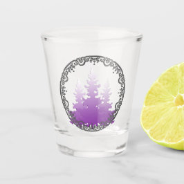 Vaso De Chupito Árboles navideños Red-Violeta Evergreen