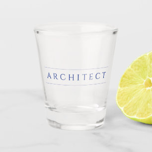 Vaso de chupito ARCHITECT / Azul marino
