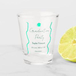 Vaso De Chupito arco de graduación de fiesta español verde pastel