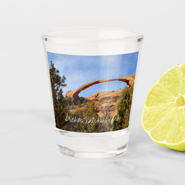 Vaso De Chupito Arco paisajístico en el Parque Nacional Arches (Anverso)