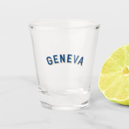 Vaso De Chupito Arco vintage de Ginebra, Suiza