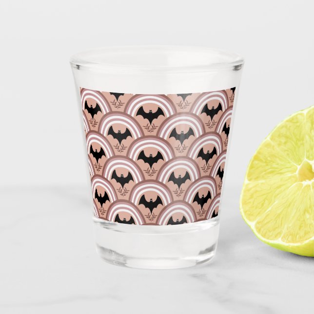 Vaso De Chupito Arcoiris de Halloween (Anverso)