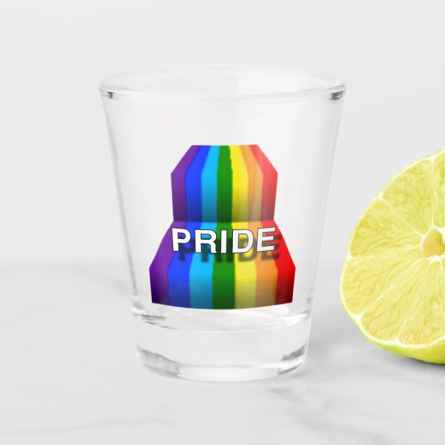 VASO DE CHUPITO ARCOÍRIS DE ORGULLO #2 (Anverso)