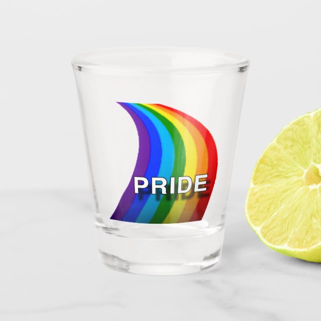 VASO DE CHUPITO ARCOÍRIS DEL ORGULLO #1 (Anverso)