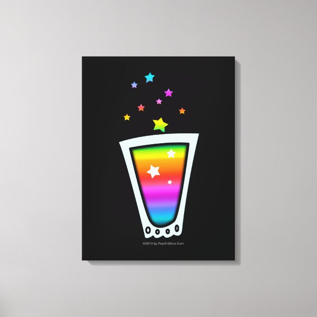 VASO DE CHUPITO ARCOÍRIS en IMPRESIONES SOBRE LIEN (Anverso)