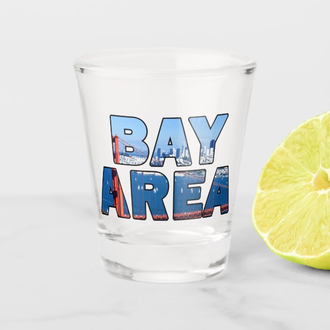 Vaso De Chupito Área de Bay California (Anverso)