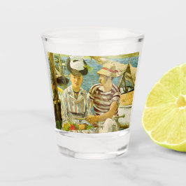 Vaso De Chupito Argenteuil Edouard Manet