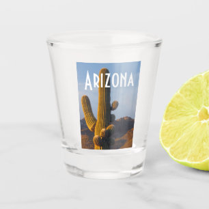 Vaso De Chupito Arizona - Saguaro iluminado por el sol