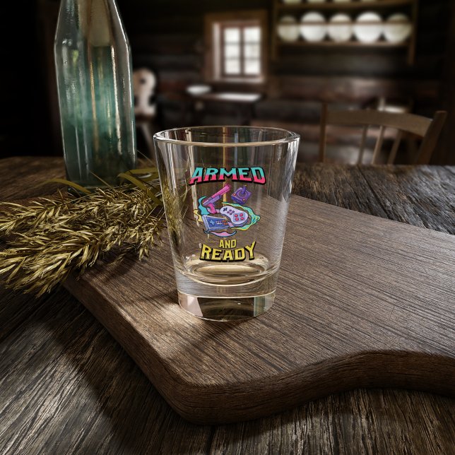 Vaso De Chupito Armado y listo - Videojuego retro (Subido por el creador)