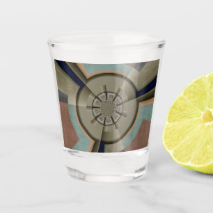Vaso De Chupito Armonía de color abstracto moderno Arte gráfico fr