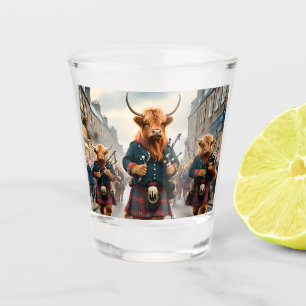 Vaso De Chupito Armonía de las Tierras Altas: Banda de Vaca de las