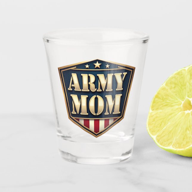Vaso De Chupito Army MOM, (Anverso)