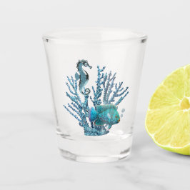 Vaso De Chupito Arrecife de coral azul