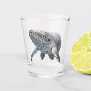 Vaso De Chupito Arte de Ballena Playa del Océano