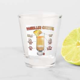 Vaso De Chupito Arte de la receta de cócteles de PAINKILLER