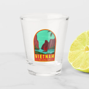 Vaso De Chupito Arte de moda de viaje de Ha Long Bay Vietnam
