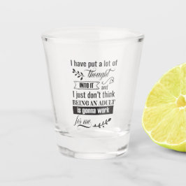 Vaso De Chupito arte de palabras para adultos divertidos