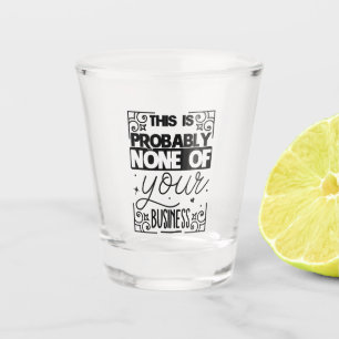 Vaso De Chupito arte de palabras sarcásticas graciosas