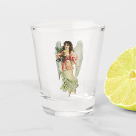 Vaso De Chupito Arte del Ángel Guardián Vigilancia y Gracia Divina