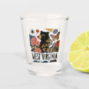 Vaso De Chupito Arte Folclórico Salvaje y Maravilloso de Virginia 