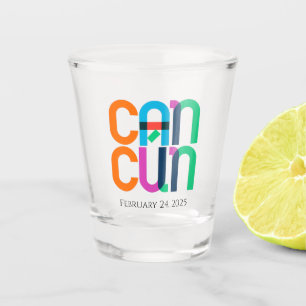 Vaso De Chupito Arte pop de México en Cancún personalizado