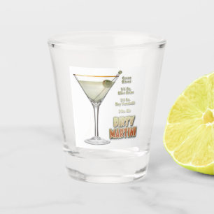Vaso De Chupito Arte sucio de Martini Cocktail Recipe